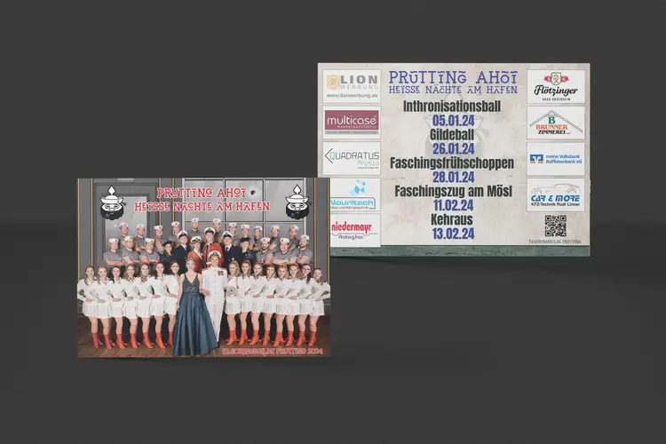 Faschingsgilde Prutting Autogrammkarte